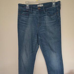 High waisted skinny jeans